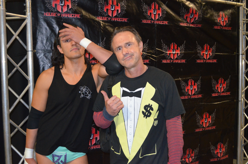 Rj City and David Arquette at House of Hardcore 52
